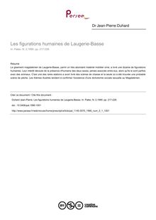 Les figurations humaines de Laugerie-Basse - article ; n°1 ; vol.2, pg 217-228