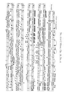 Partition complète, corde quatuor No.4, Op.18/4, C minor, Beethoven, Ludwig van par Ludwig van Beethoven