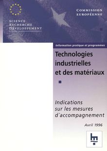 Technologies industrielles et des matériaux (BRITE-EURAM III)