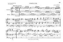 Partition complète, Postlude, C major, Lutkin, Peter Christian