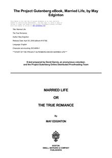 Married Life - The True Romance