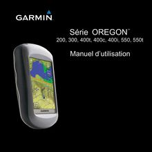 Notice GPS Garmin  Oregon 550 with Camera and Canada Topo