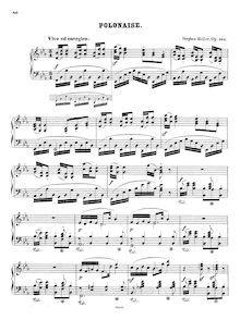 Partition complète, Polonaise, Op.104, Heller, Stephen