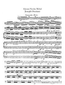 Partition violoncelles/Basses, Joseph / Joseph und seine Brüder