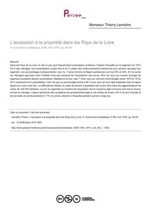 L accession à la propriété dans les Pays de la Loire - article ; n°1 ; vol.66, pg 60-63