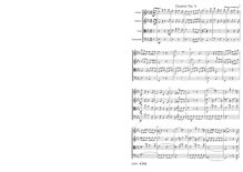 Partition complète, Six quartettos, five pour two violons, a ténor & violoncelle et one pour a flûte, violon, ténor, et violoncelle par William Shield