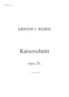 Partition Complete, Kaiserschnitt, Weber, Kristof J.