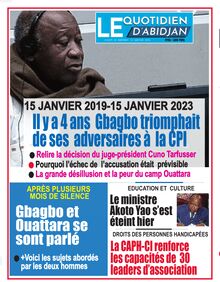 Le Quotidien d Abidjan n°4285 - Du mercredi 18 janvier 2023