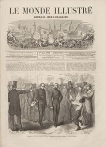 LE MONDE ILLUSTRE  N° 223 du 20 juillet 1861