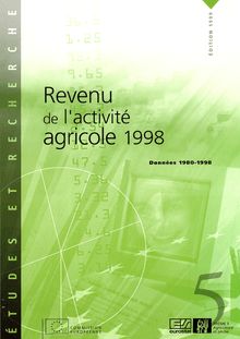 Revenu de l activité agricole 1998