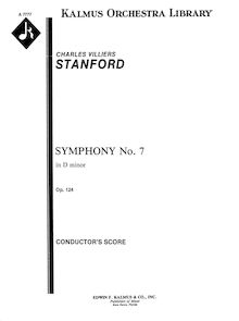Partition complète, Symphony No.7 en D minor, Op.124, D minor, Stanford, Charles Villiers