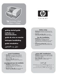 Notice Imprimantes HP  Business Inkjet 1100