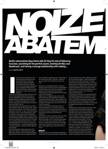 Boys Noize interview in DJ Mag