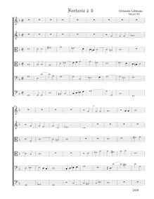 Partition Fantasia Meyer No.4 - partition complète (Tr Tr T T B B), fantaisies pour 6 violes de gambe