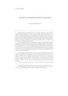 Le Habous, le domaine public et le trust - article ; n°2 ; vol.57, pg 441-470