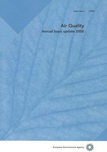 AIR QUALITY - ANNUAL TOPIC UPDATE 2000 - TOPIC REPORT NO. 9/2001