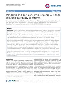 Pandemic and post-pandemic Influenza A (H1N1) infection in critically ill patients