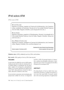 IPv6 SOBRE ATM(IPv6 over ATM)