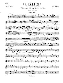 Partition de violon, violon Sonata, Violin Sonata No.20