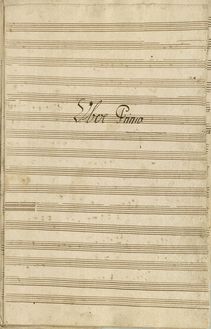 Partition hautbois, flûtes, cornes, Symphony en G major, Bryan G10