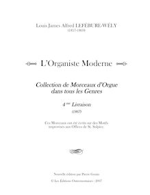Partition , Offertoire, L Organiste Moderne, Lefébure-Wély, Louis James Alfred par Louis James Alfred Lefébure-Wély