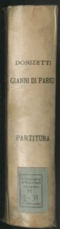 Partition Act 1, Gianni di Parigi, Donizetti, Gaetano par Gaetano Donizetti