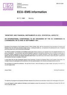 ECU-EMS information. 6-7/1991 Monthly