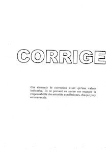 Corrige MC EMPLOYE TRAITEUR Pratique professionnelle 2006