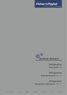 Manuel de l utilisateur - Réfrigérateur Fisher & Paykel  Active Smart