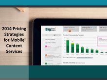 2014 Pricing Strategies for Mobile Content Services