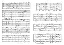 Partition complète, corde quatuor, E♭ major, Vanhal, Johann Baptist
