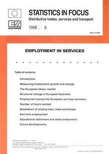 Employment in services