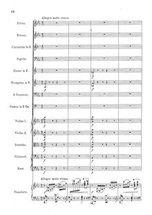 Partition , Allegro molto vivace, Piano Concerto, Op.36, Draeseke, Felix