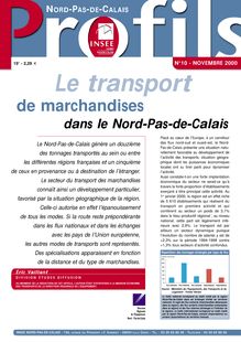 Le transport de marchandises dans le Nord-Pas-de-Calais