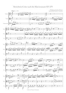 Partition complète, Piano Sonata No.1, C major, Mozart, Wolfgang Amadeus par Wolfgang Amadeus Mozart