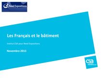 CSA : Les Français et le bâtiment