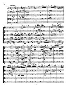 Partition , Andante, Menuetto - Trio, corde quintette No.1, Op.4 (after pour Octet Op.103)