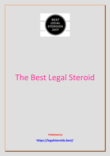 Legal Steroids-The Alternatives