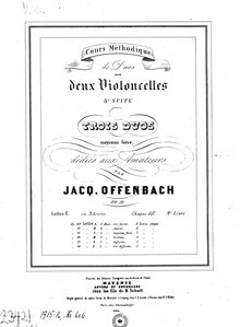 Partition Book II: parties complètes, Duos pour 2 violoncelles, Op.51