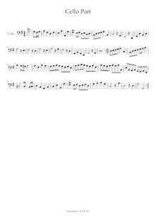 Partition Violincello , partie, Goldberg-Variationen, Goldberg Variations ; Aria mit 30 Veränderungen ; Clavier-Übung IV