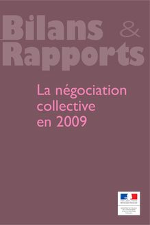 La négociation collective en 2009