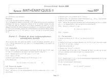 Mathématiques 2 2009 Classe Prepa MP Concours Centrale-Supélec