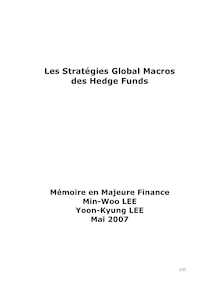 Les Stratégies Global Macros des Hedge Funds