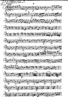 Partition basson, Symphony en F major, F major, Rosetti, Antonio