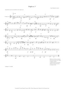 Partition complète, Foglio No.7, Negretti Lanner, Luigi