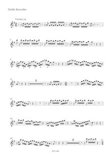Partition Var.29 - aigu enregistrement , Goldberg-Variationen, Goldberg Variations ; Aria mit 30 Veränderungen ; Clavier-Übung IV