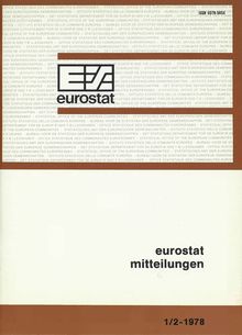 Eurostat mitteilungen. 1/2-1978