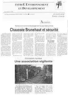 ESTREE ENVIRONNEMENT ET DEVELOPPEMENT EN ASSEMBLEE GENERALE: CHAUSSEE BRUNEHAUT ET SECURITE