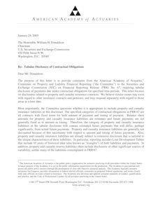 Comment letter to SEC (January 2005)