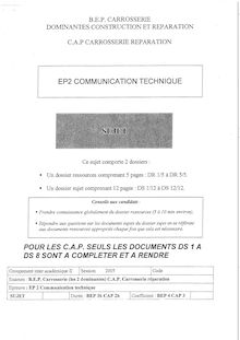 Capcr communication technique 2005 caen